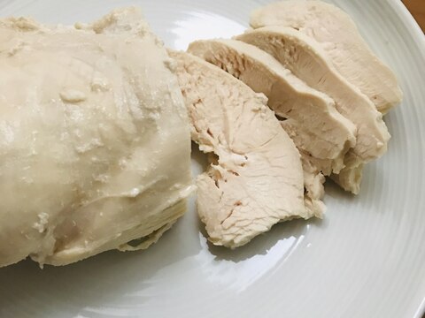 鶏むね肉の ゆで鶏